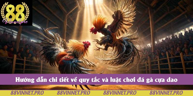 Hướng dẫn chi tiết về quy tắc và luật chơi đá gà cựa dao