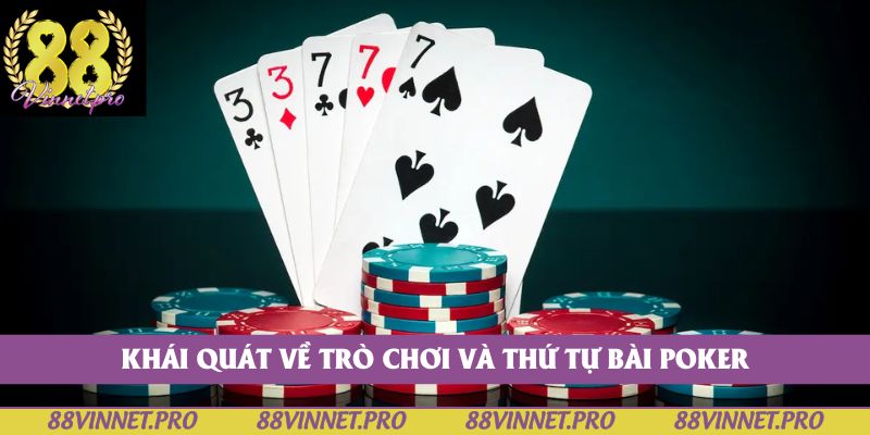 Khái quát về trò chơi và thứ tự bài Poker