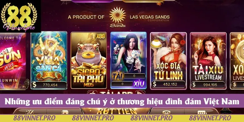 Những ưu điểm đáng chú ý ở thương hiệu đình đám Việt Nam